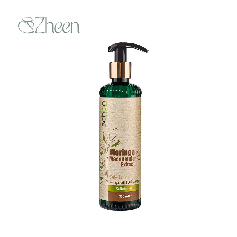 شامپو فاقد سولفات شون حاوی ماکادامیا و مورینگا